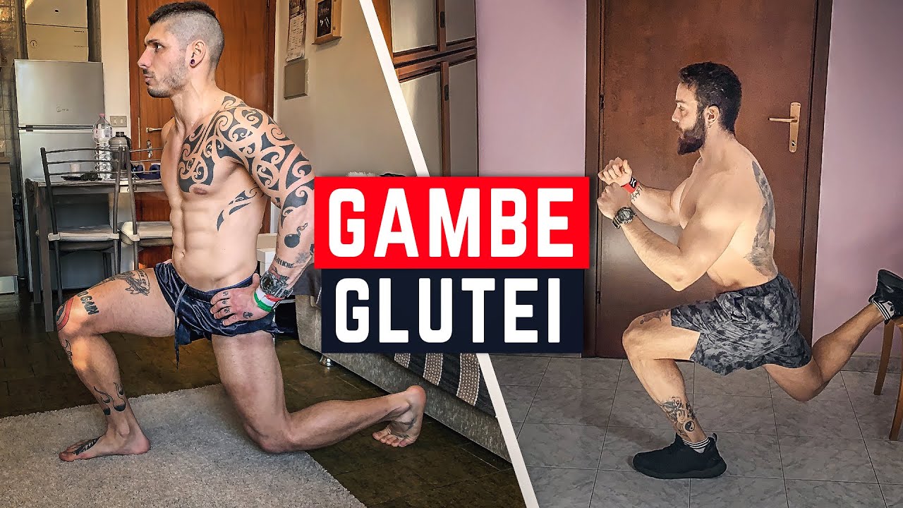 ALLENAMENTO GAMBE E GLUTEI DI MARMO - IN CASA SENZA ATTREZZI