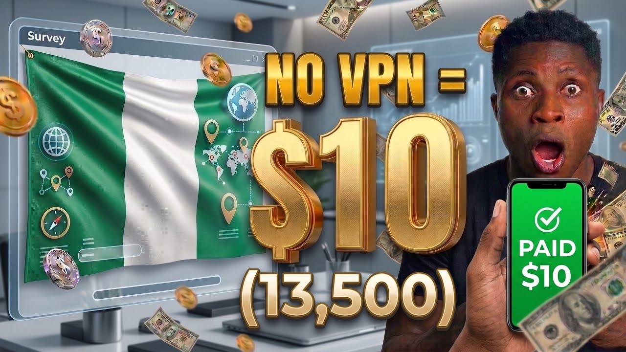 NO VPN! I Made $10 (₦13,500) From Online Surveys in Nigeria &mdash; Real Experience