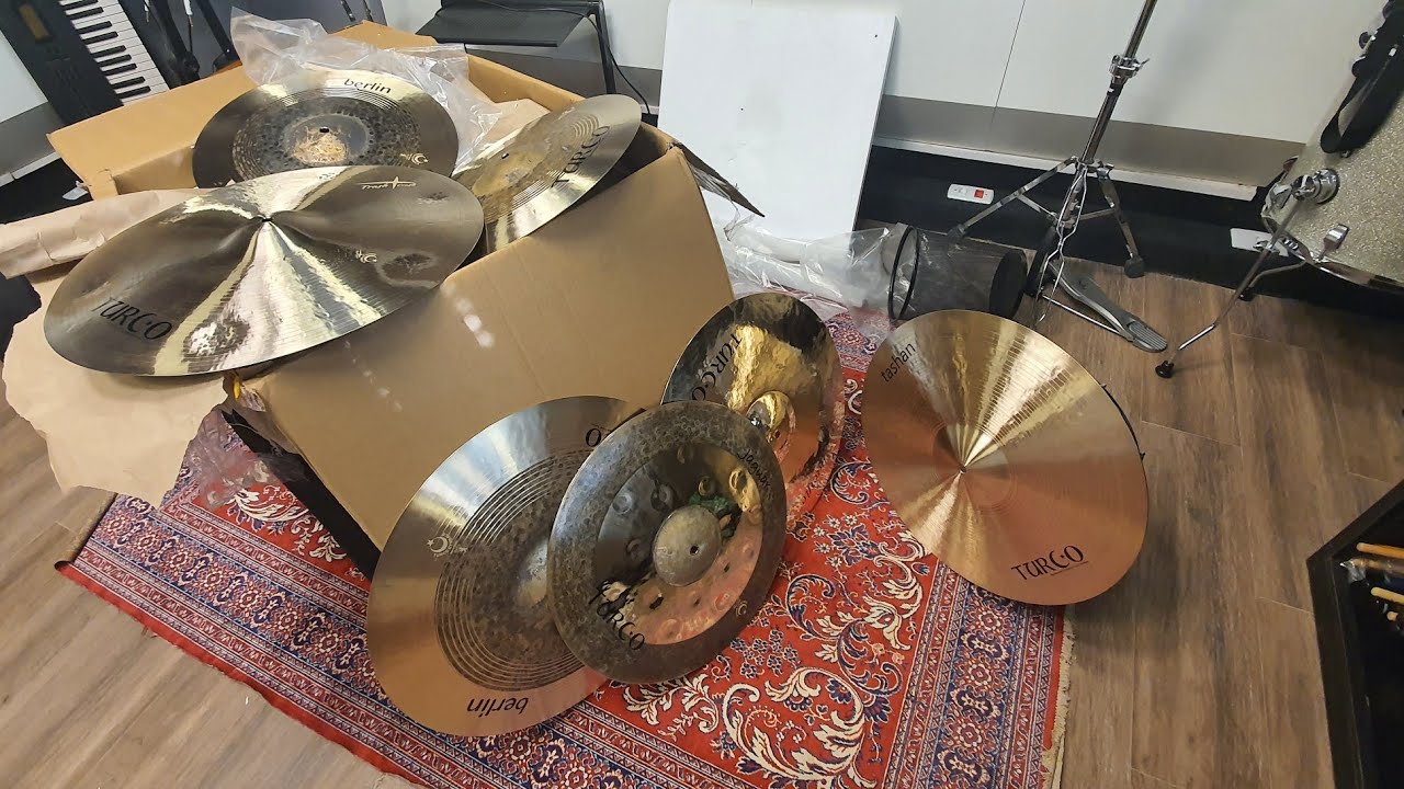 Unboxing dos Pratos TURCO CYMBALS