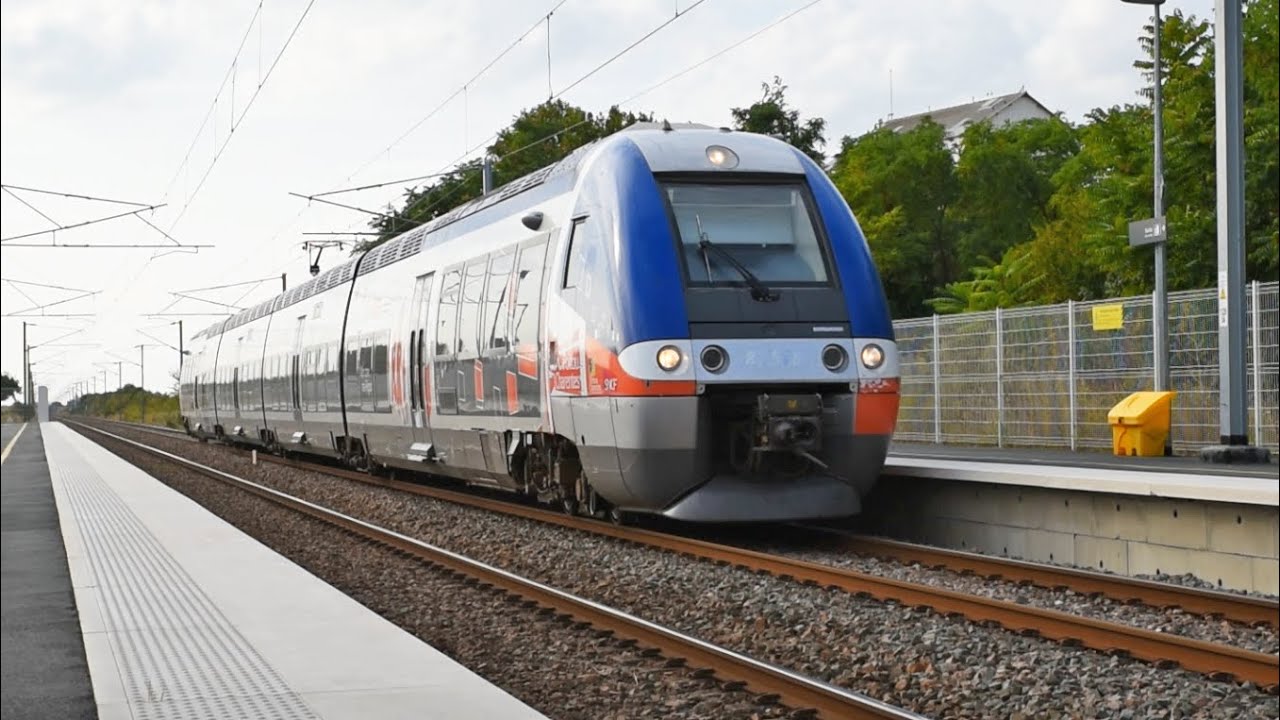 TGV, TER et trains de fret sur la Nantes-Bordeaux et La Rochelle-Poitiers, en gare de La Rochelle