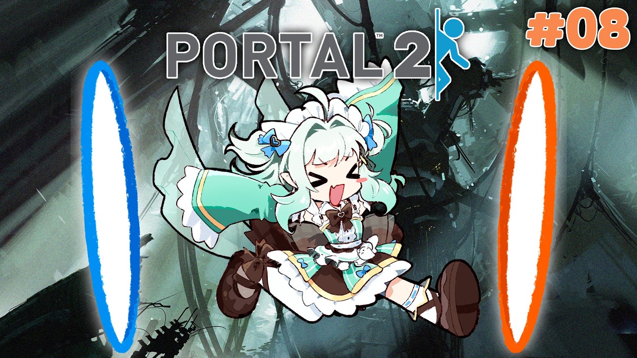 【LET'S PLAY: PORTAL 2 part 8 (FINAL)】YOU'LL NEVER GUESS WHERE WE GO!! 【Maid Mint Fantôme】