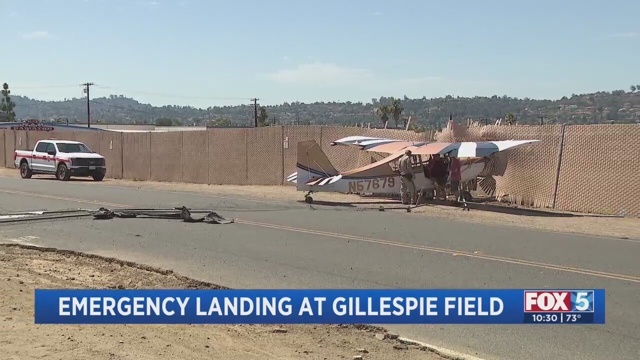 Emergency Landing At Gillespie Field