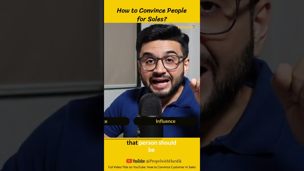 How to Convince People for Sales?