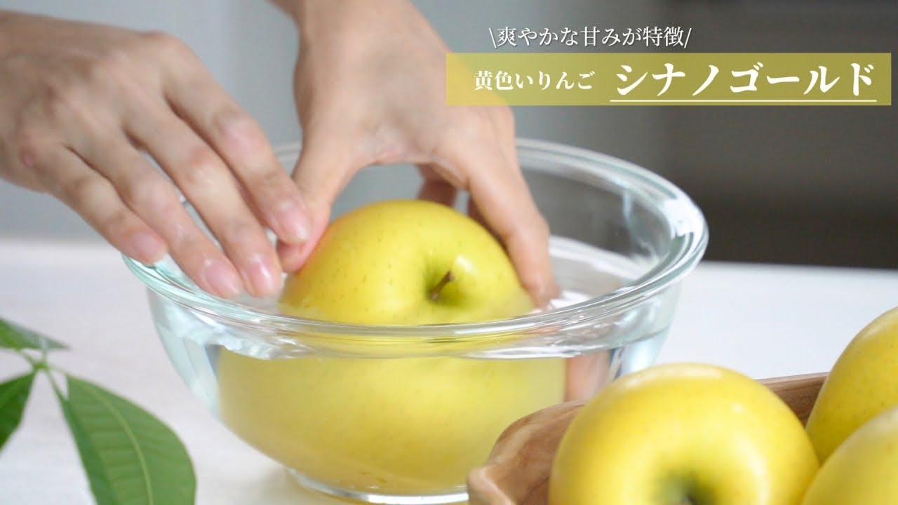 果物王国山形から黄色いりんご「シナノゴールド」が届きました！