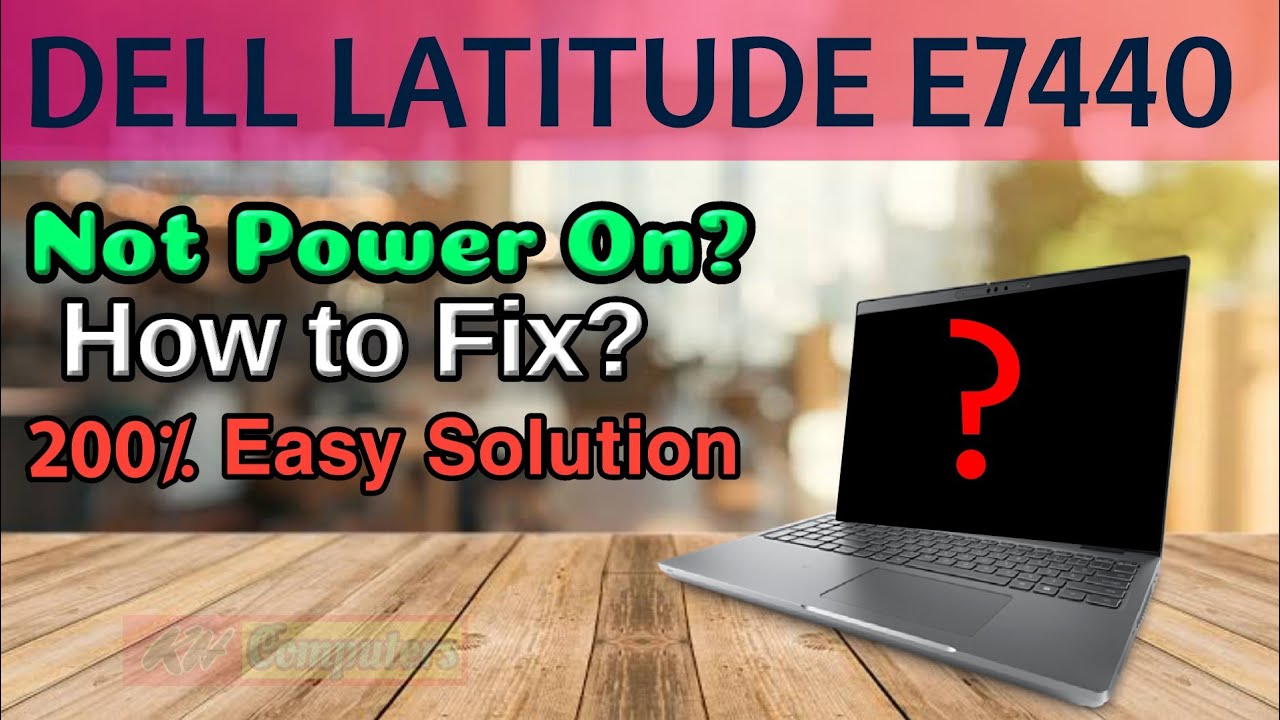 Dell latitude Power on issue ||latitude e7440 Power Dead / Not Power on Fix @khcomputers