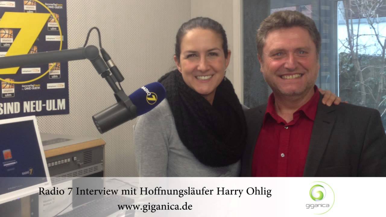 Radio 7 Moderatorin Chrissie Weiss / Interview mit Hoffnungsl&auml;ufer Harry Ohlig