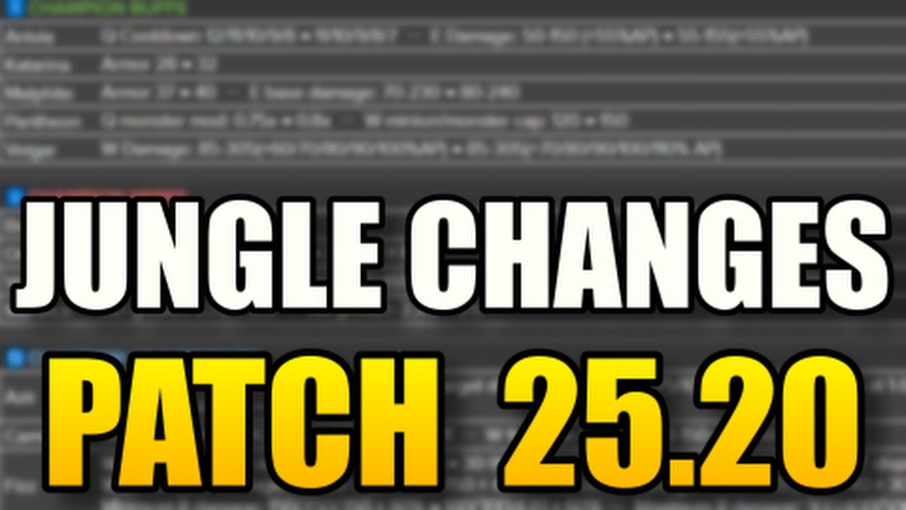 League of Legends Patch 25.20 Preview: Jungle Changes You Need to Know