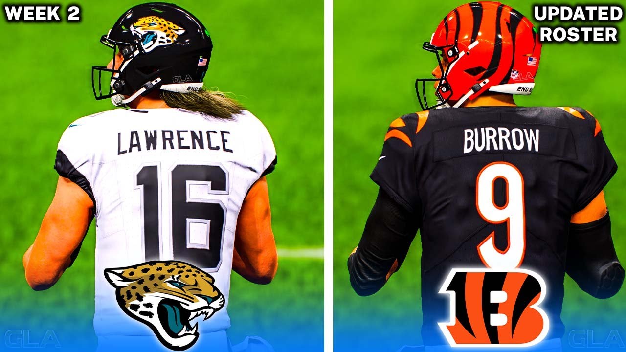 Jaguars vs. Bengals | Week 2 Simulation | 2025 - 2026 Updated Rosters | Madden 25 PS5
