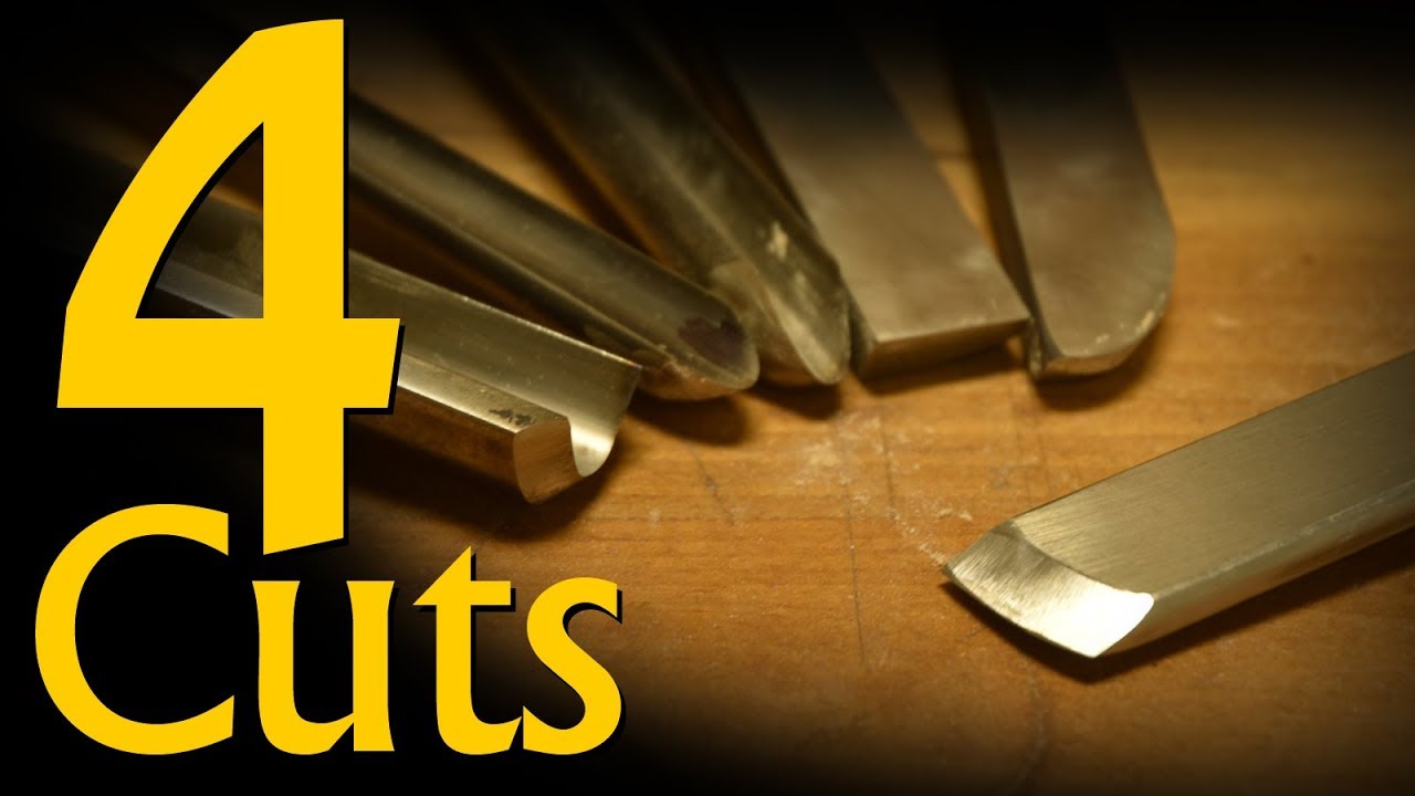 Four Cuts - A Wood Turning Basics Lesson