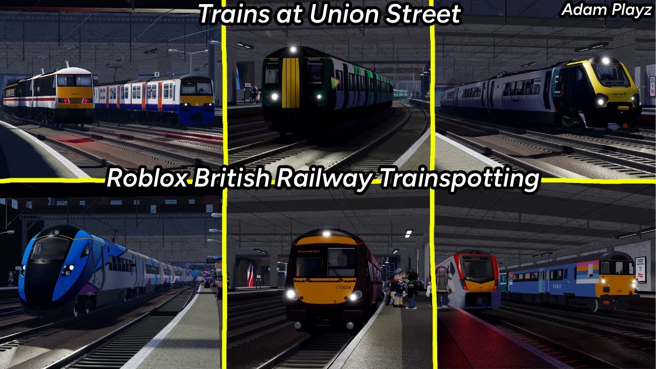 Trains at Union Street (Roblox British Railway Trainspotting (20/07/25)