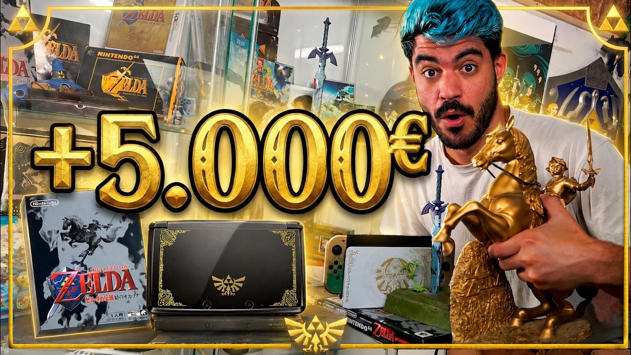As&iacute; es mi COLECCI&Oacute;N COMPLETA de THE LEGEND OF ZELDA de +5000&euro;