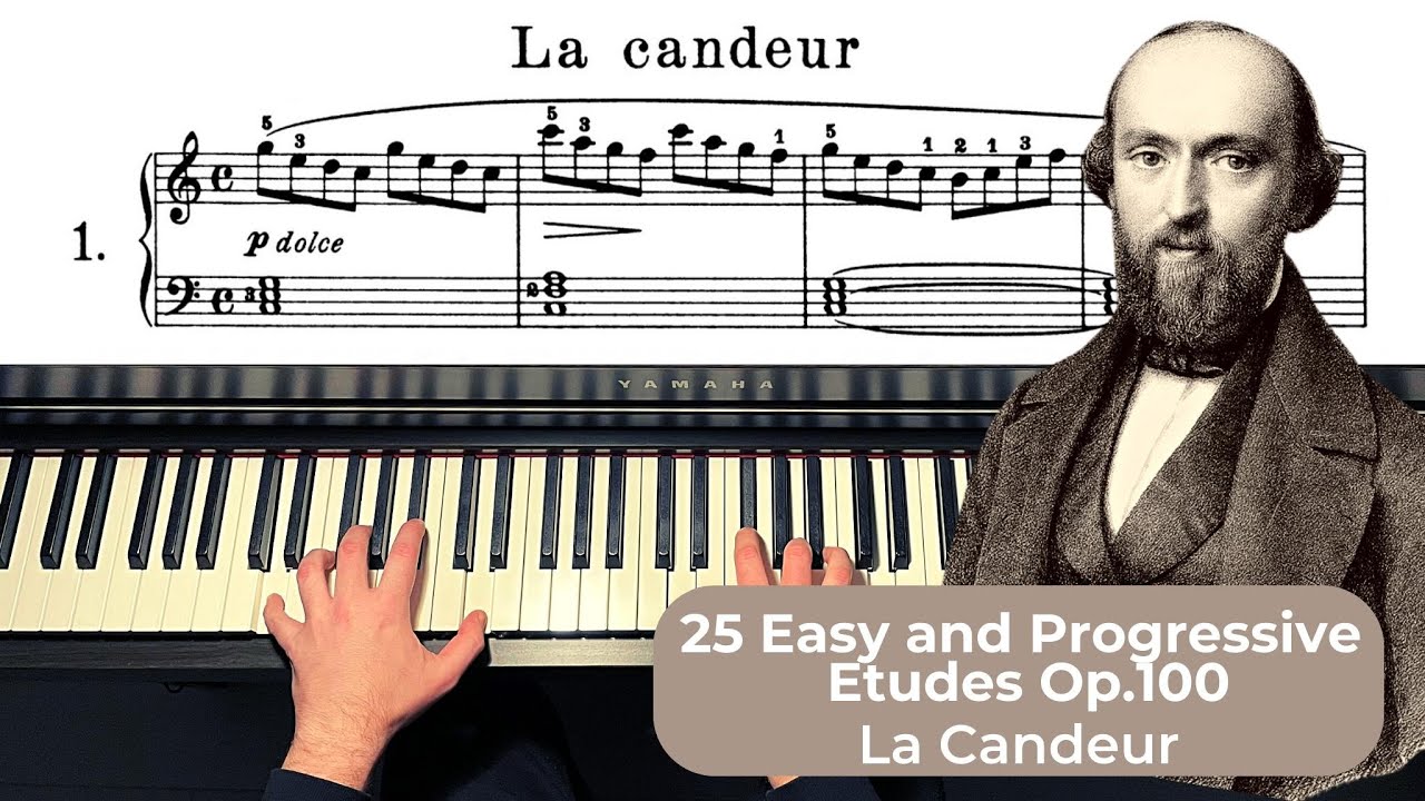 Burgmuller Op.100 - La Candeur | + Slow Tempo