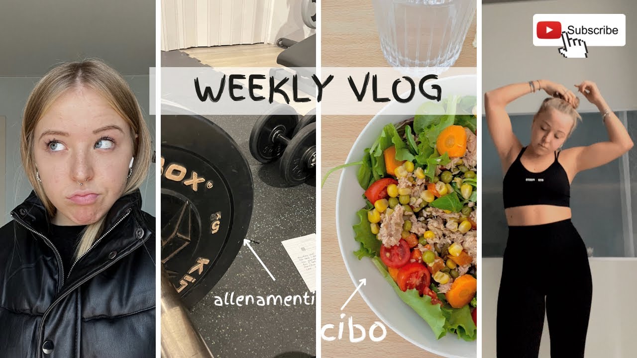 WHAT I EAT IN A WEEK + allenamenti e  vlog || FC