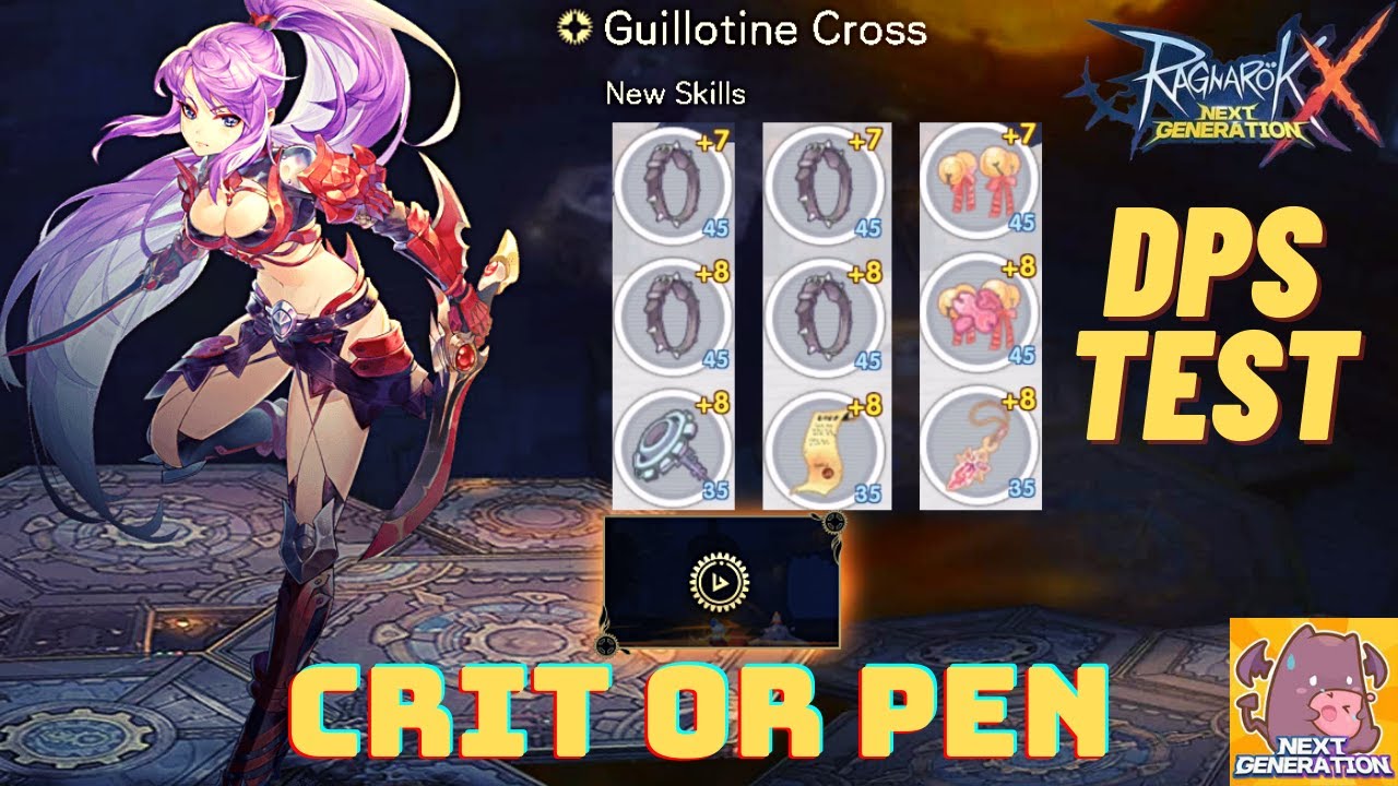 OPEN DISCUSSION FOR THIS DAMAGE TEST BETWEEN CRIT OR PEN | GUILLOTINE CROSS DAGGER | ROX