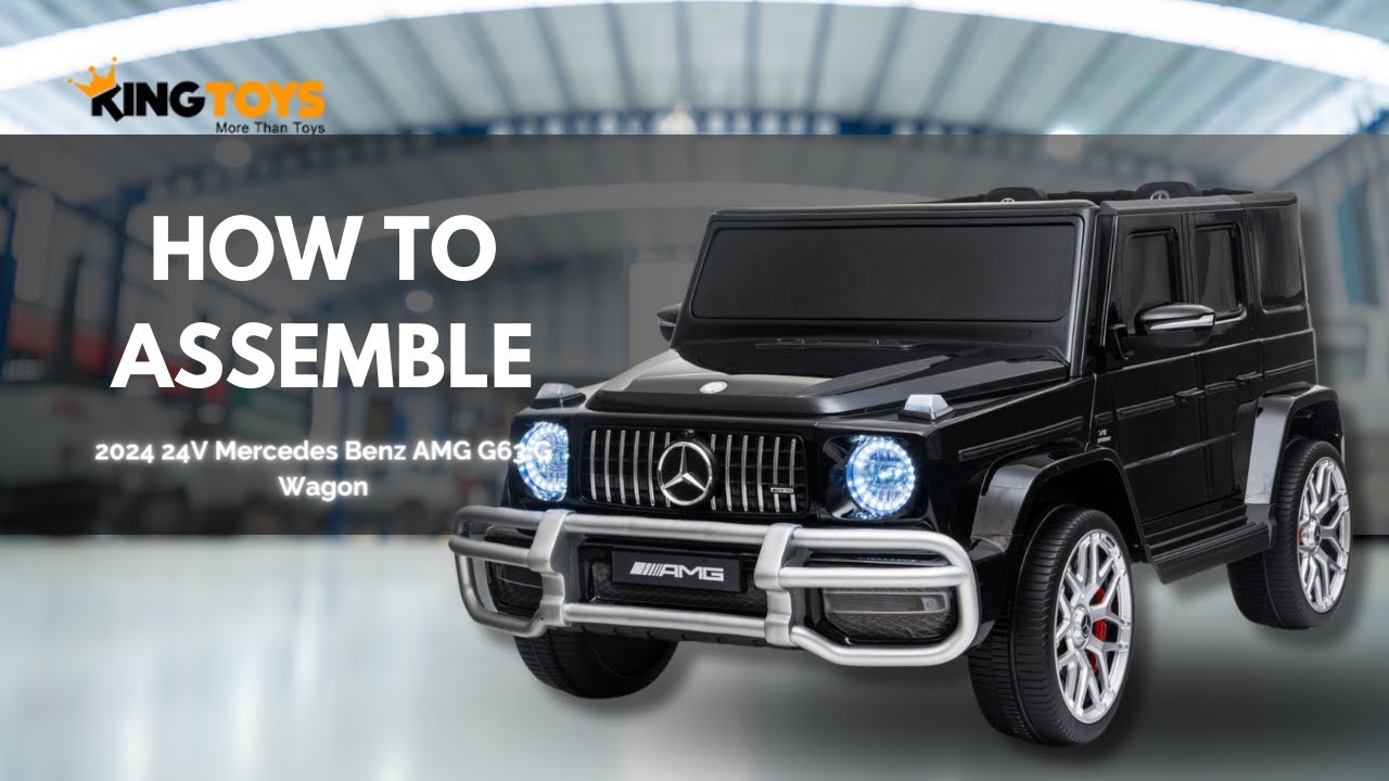 How To Assemble Licensed 24V Mercedes Benz AMG G63 G Wagon 2 Seater Kids Ride On Car 4x4 With RC
