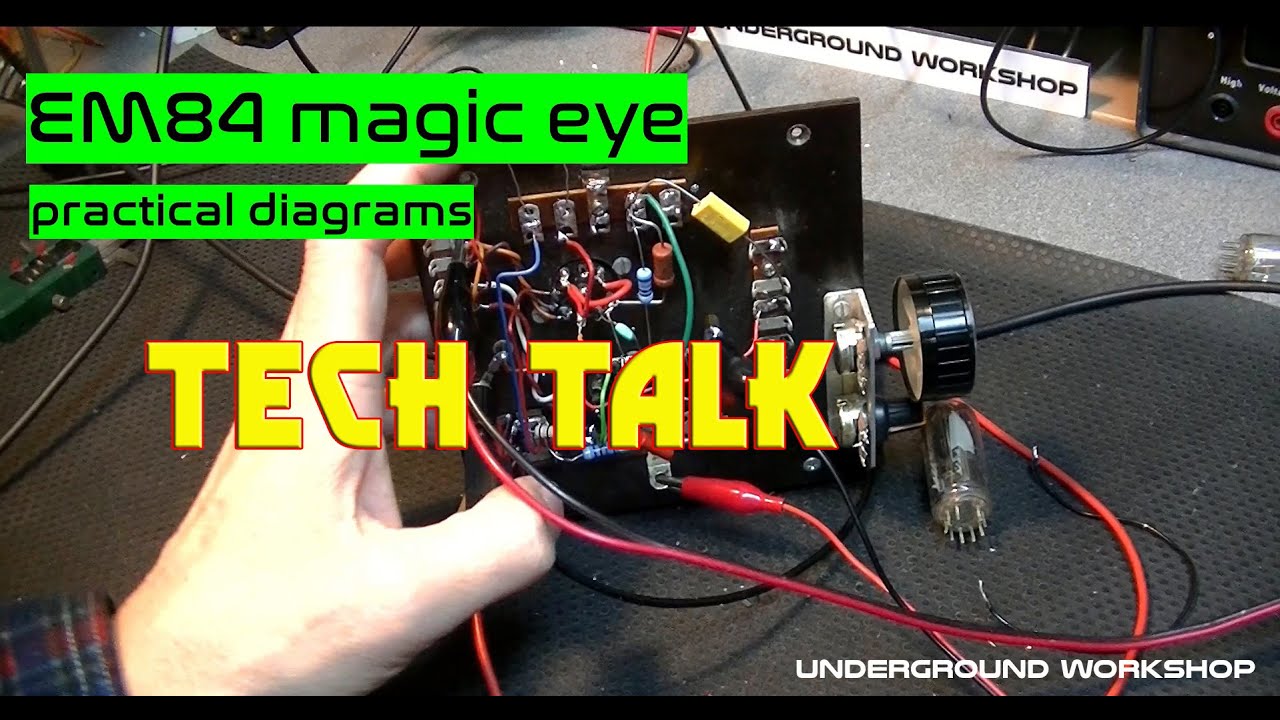 Практические схемы измерителя уровня звука EM84 Magic Eye Vu.