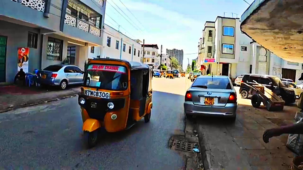 Walking from Tononoka to Tudor(Mombasa-Kenya) Experiencing Good Sites in the Streets