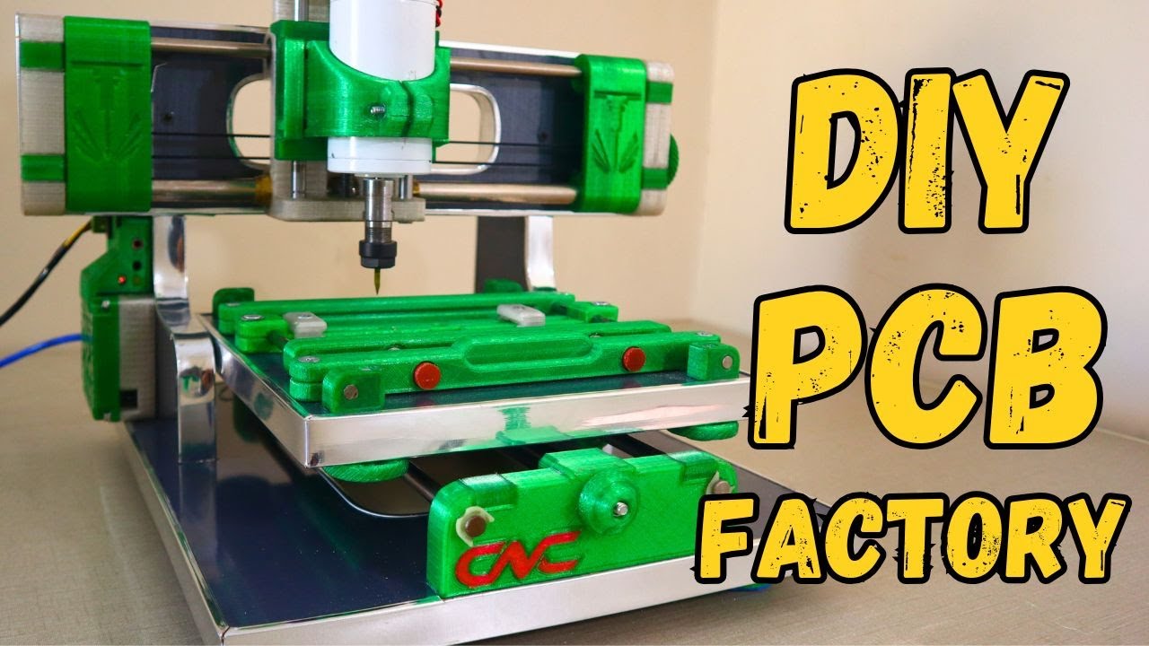 DIY Mini PCB Factory  : 3D Printed from Bottles + Free Plans