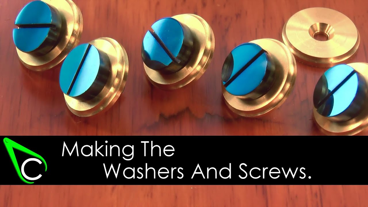 Изготовление часов &mdash; Как сделать часы в домашней мастерской &mdash; Часть 3 &mdash; Изготовление шайб и винтов