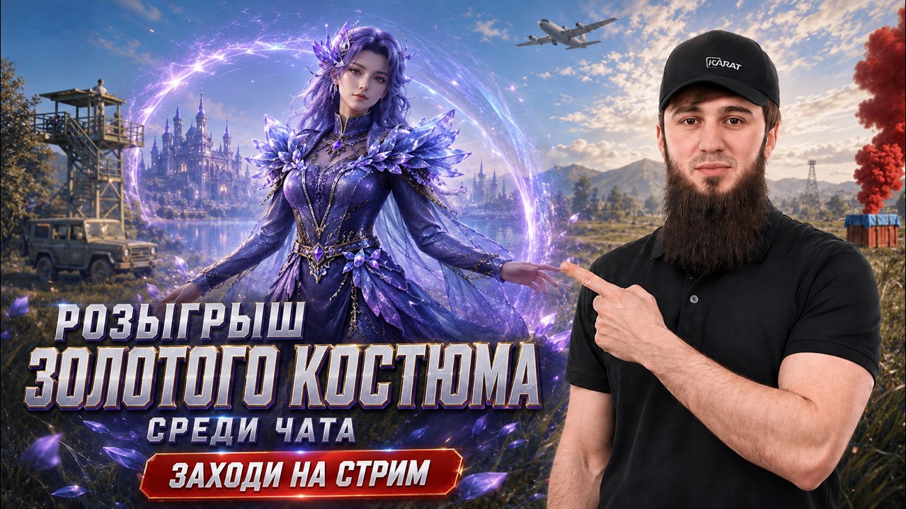 СЕГОДНЯ РАЗЫГРАЮ 2 ЗОЛОТЫХ КОСТЮМА! ОДИН МОЖЕТ БЫТЬ ТВОИМ  | ПУБГСТРИМ | PUBG MOBILE