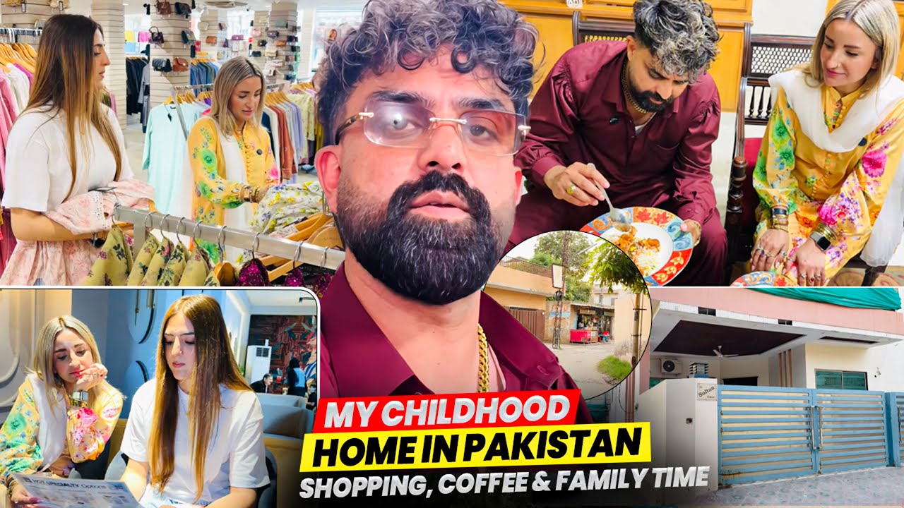 Returning to My Childhood Home in Pakistan 🇵🇰 | Emotional Family Vlog | Shopping, Coffee & Pool Fun