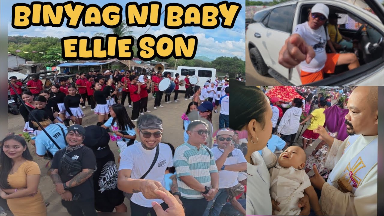 NAPAKASAYANG BINYAG NI BABY ELLIE HAPPY FIESTA BRGY CALAYO @JaperSniperOfficial @LouieTVLouieTV 