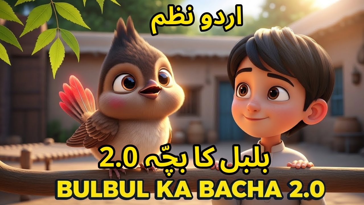 Bulbul Ka Bacha 2.0 | بلبل کا بچہ 2.0 | Cute 3D Animation Pakistan | Sunehre Din