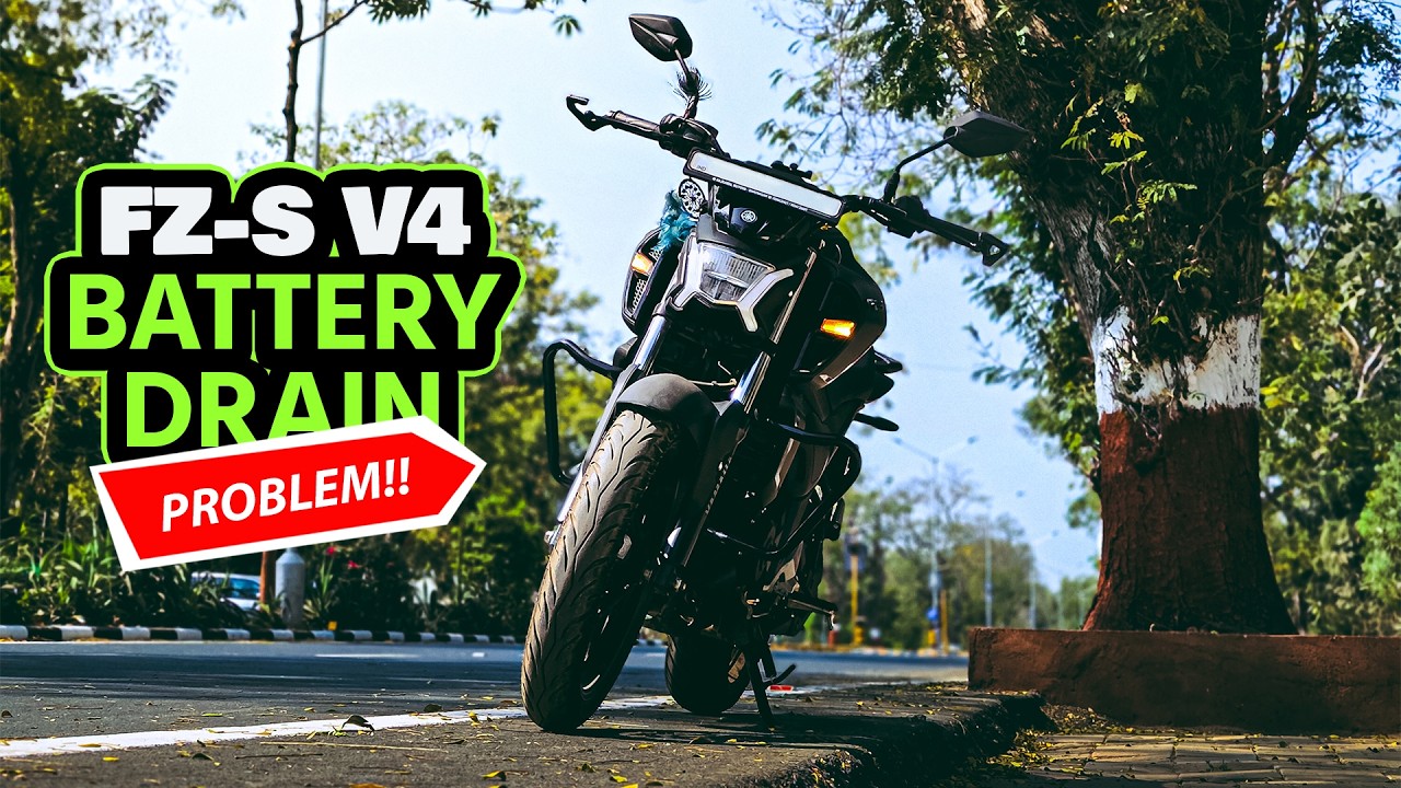 YAMAHA FZ-S V4  BATTERY ISSUE | FZ-S V4 PROBLEM | BATTERY DRAIN HO GAE 🥲 | #vlog #youtube #motovlog