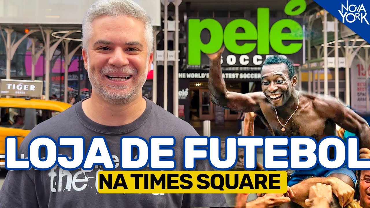 Por dentro da MAIOR LOJA DE FUTEBOL de Nova York | Pelé Soccer