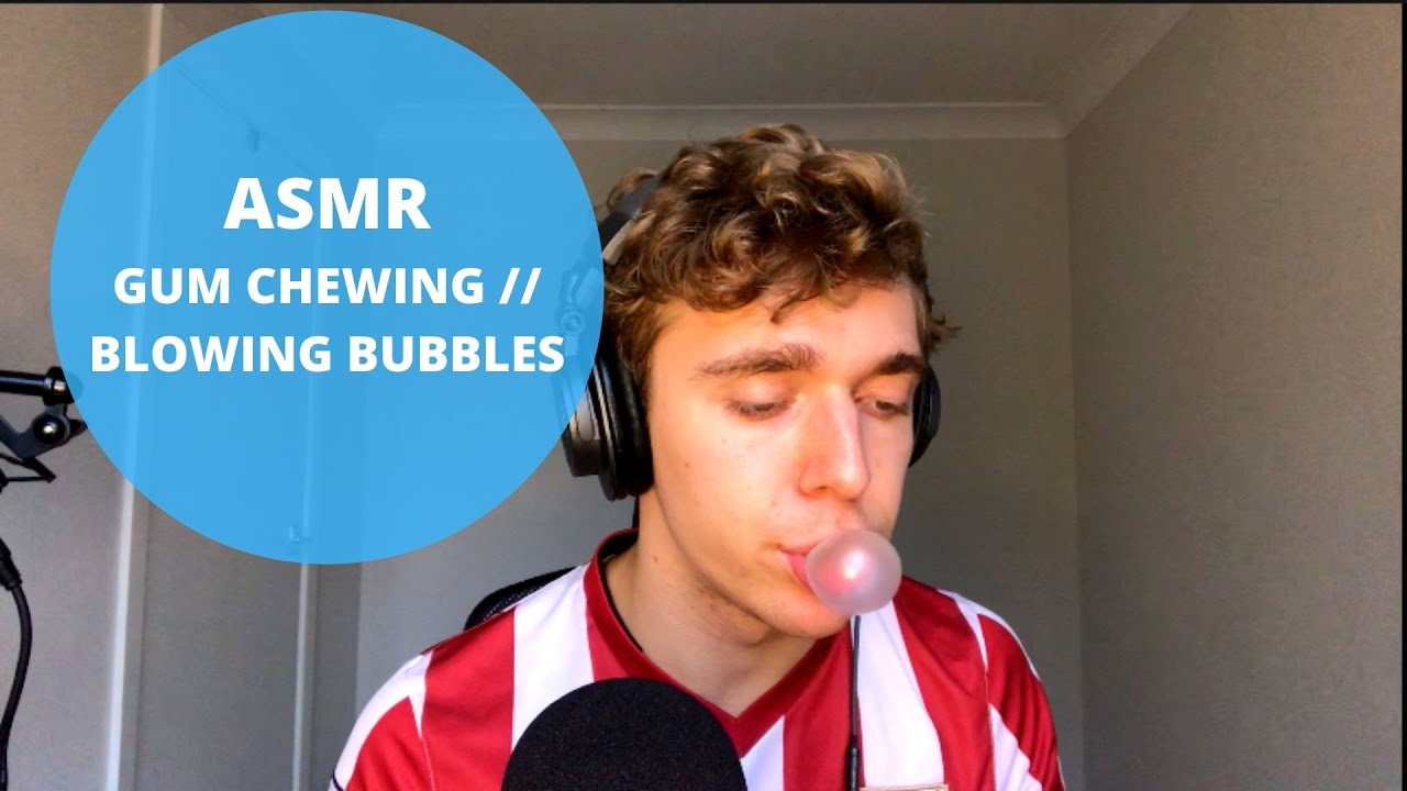 [ASMR] GUM CHEWING // BLOWING BUBBLES (#3)