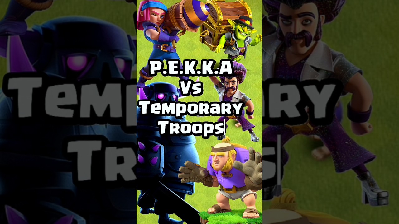 Temporary Troop VS P.e.k.k.a | 1 vs 1 | ✓ Clash of Clans