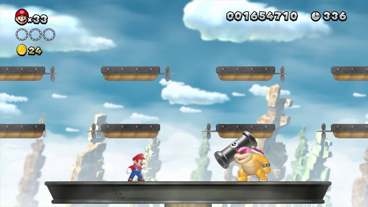 New Super Mario Bros. U - Rock Candy Mines - Roy's Conveyor Castle (1080p HD) [Gameplay Walkthrough]