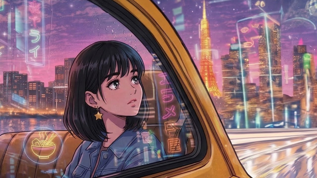 Tokyo Taxi 🚕 Neon Drive | TOKYO Drive Night | 80s Japanese City Pop