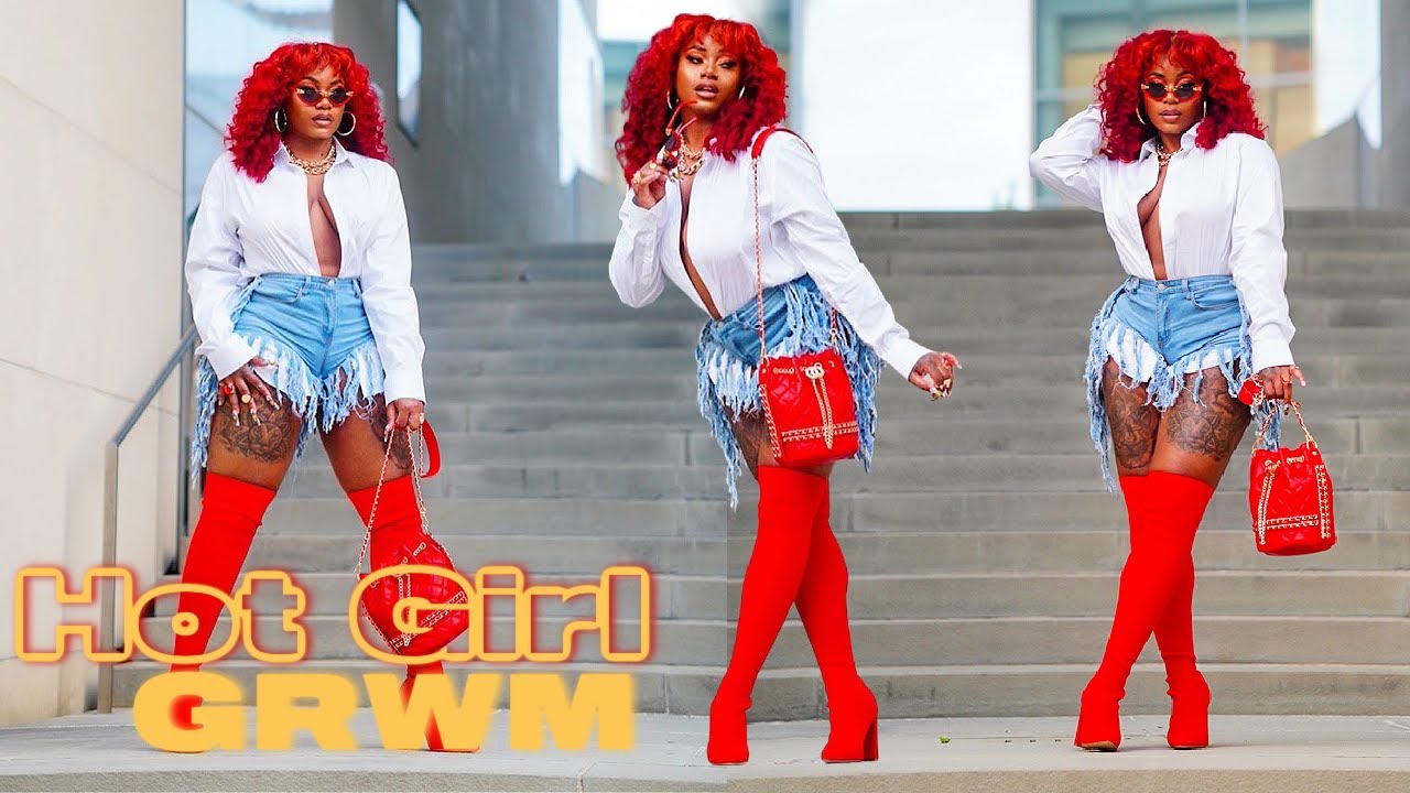 GRWM: Hot Girl Edition ft. Shambrey Hair ❤️ | Hair, Makeup, Outfit & Accessories | Laurasia Andrea