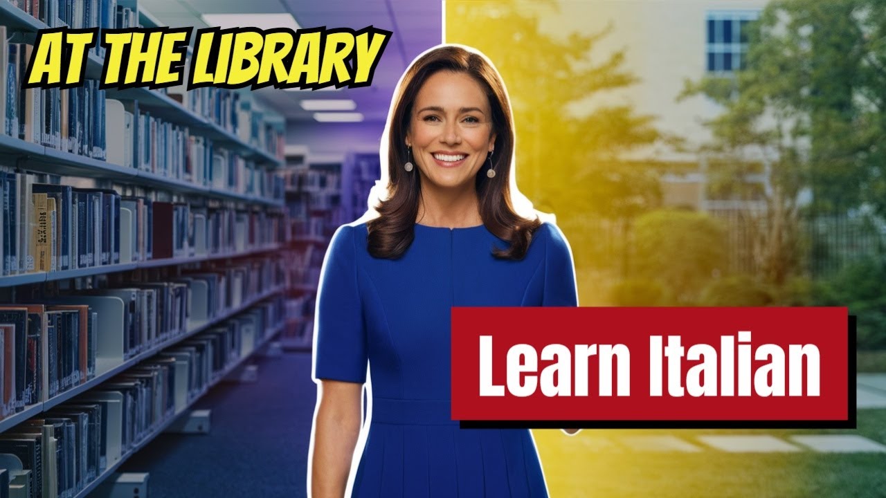 Learn Italian with Simple Stories &ndash; Part 9/30 | At the Library (With English Translation)