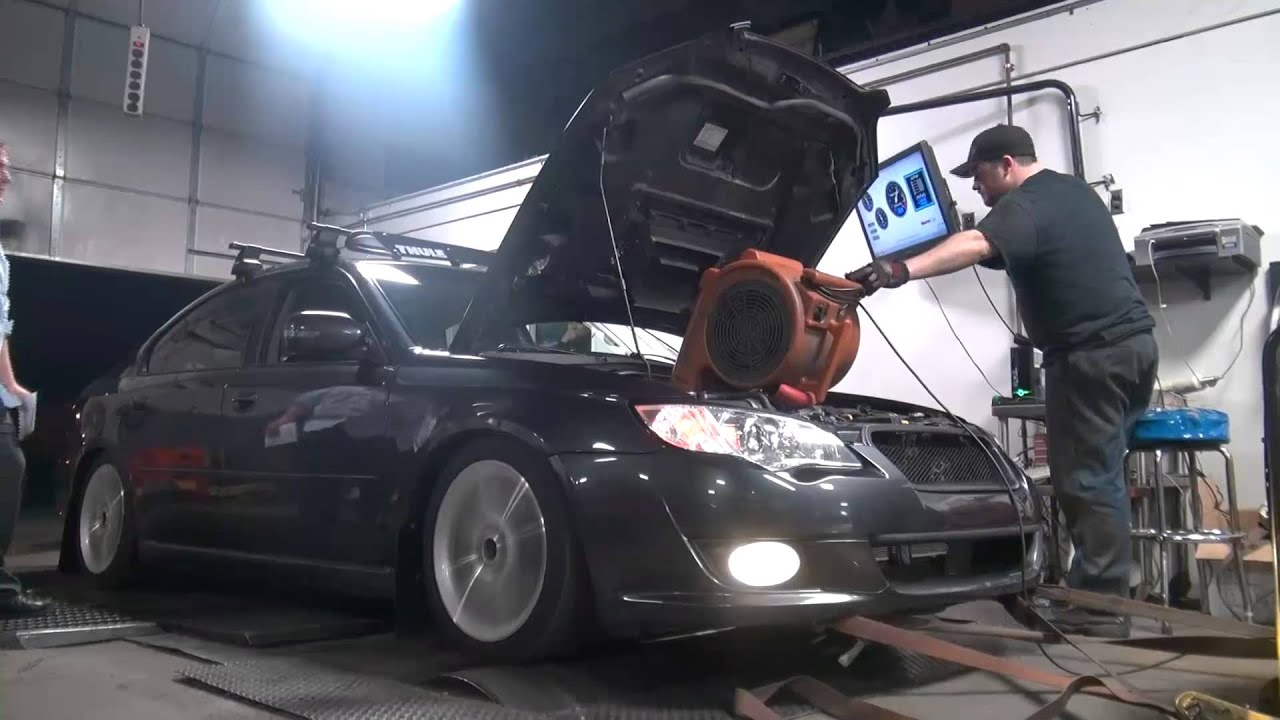 '09 Subaru Legacy GT 276hp 347tq dyno pulls stock turbo
