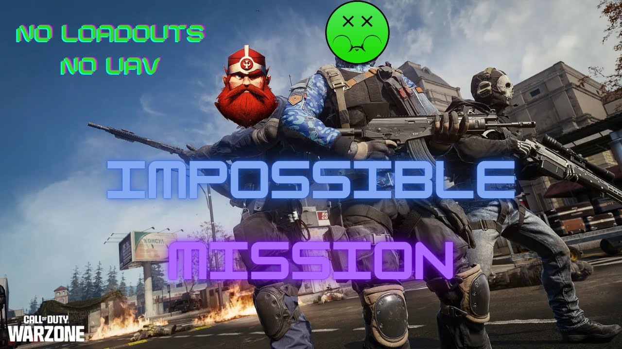 Impossible Mission Verdansk Trio VS Quads Warzone Win - Mr. Yuck 🤢