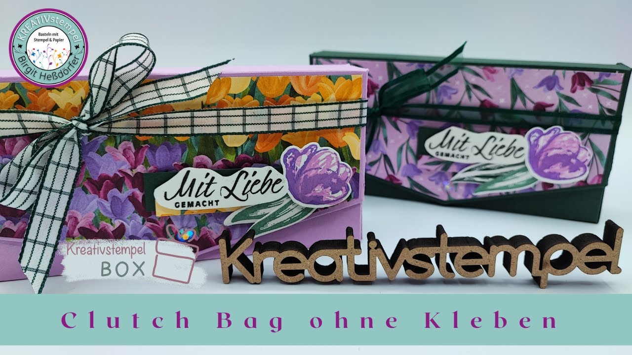 Anleitung Clutch Bag ohne Kleben