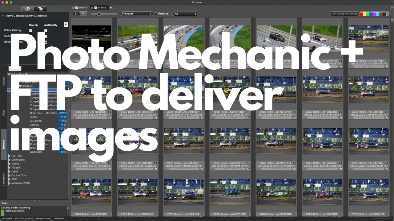 Photo Mechanic - Use FTP to deliver images to clients