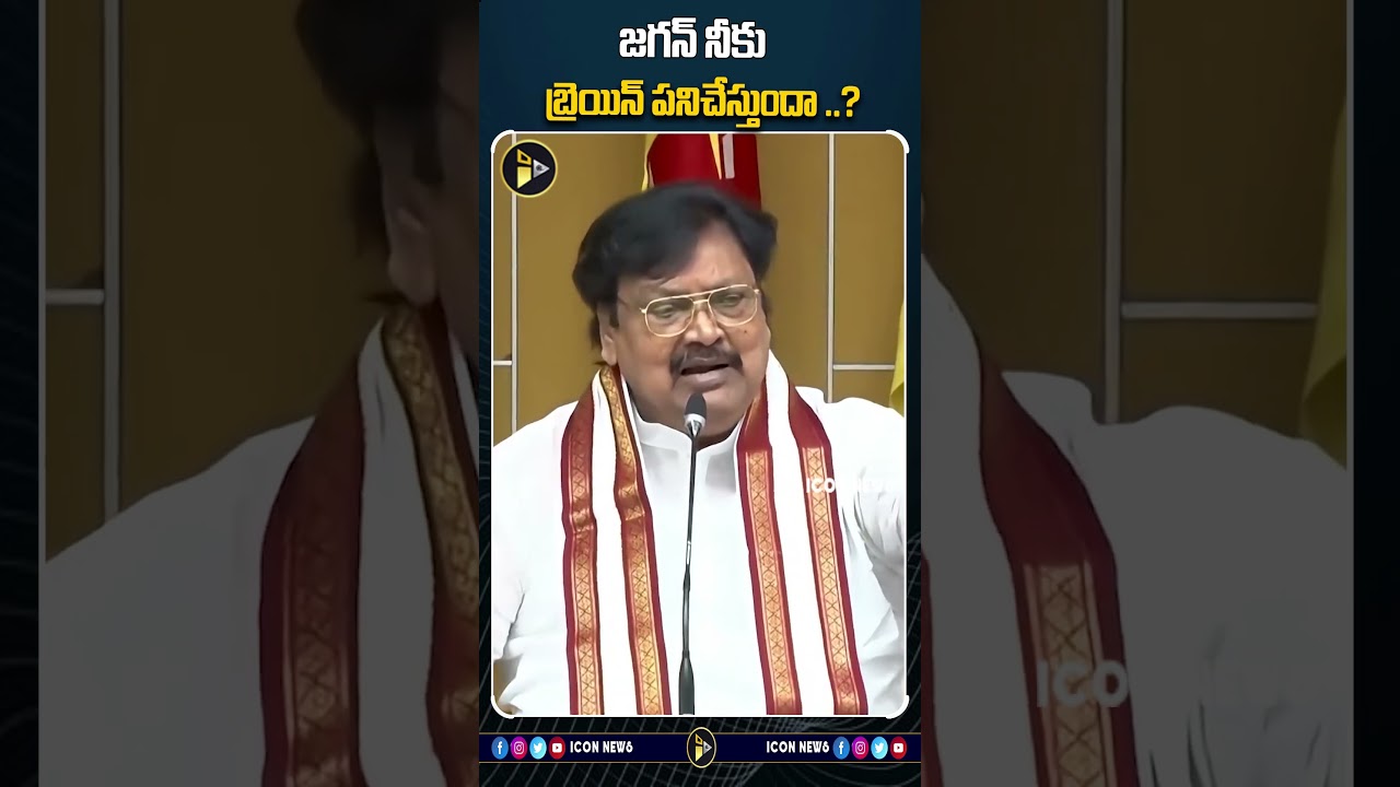 జగన్ నీకు బ్రెయిన్ పనిచేస్తుందా..? TDP Varla Ramaiah Fires On YCP MLA Virupakshi | Ys Jagan | Shorts