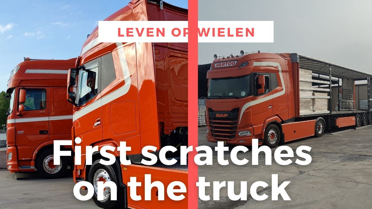 Eerste diepe krassen op de nieuwe vrachtwagen | Vlog #74 | Leven op wielen