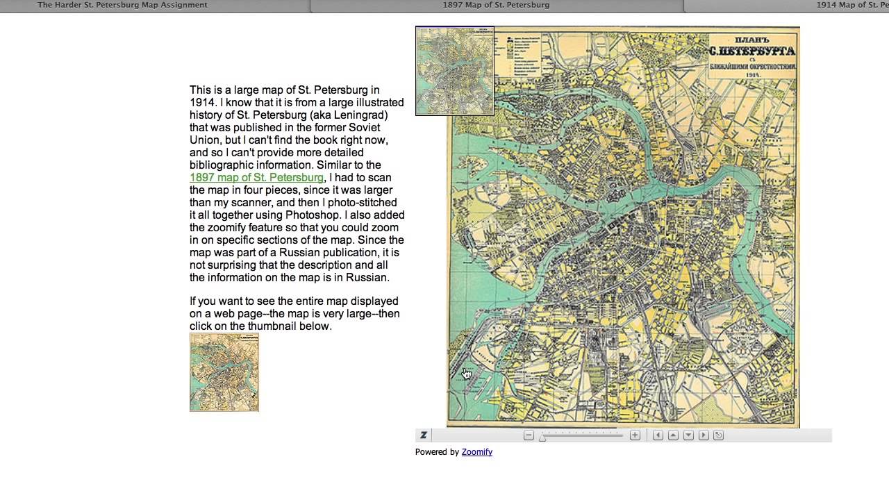 Harder St. Petersburg Map Assignment