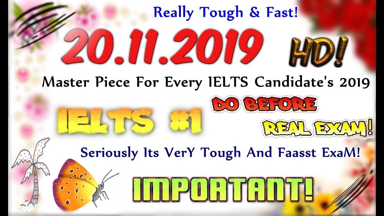 IELTS LISTENING PRACTICE TEST 2019 WITH ANSWERS | 20.11.2019