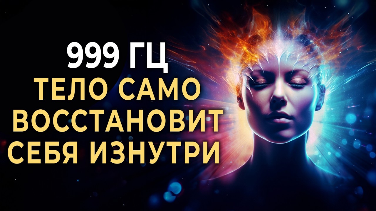 999 Гц Активируй силу исцеления и Тело само восстановит себя изнутри | Лечебная музыка