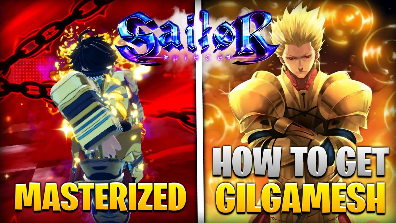 Sailor Piece | GILGAMESH | Showcase + Tutorial Como Obter Gilgamesh & Skill F (ULT) #sailorpiece