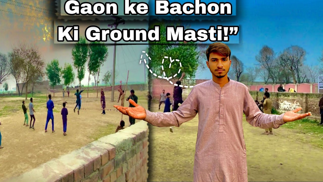 “Gaon ke Bachon ki Mast Masti aur Ground Fun!”
