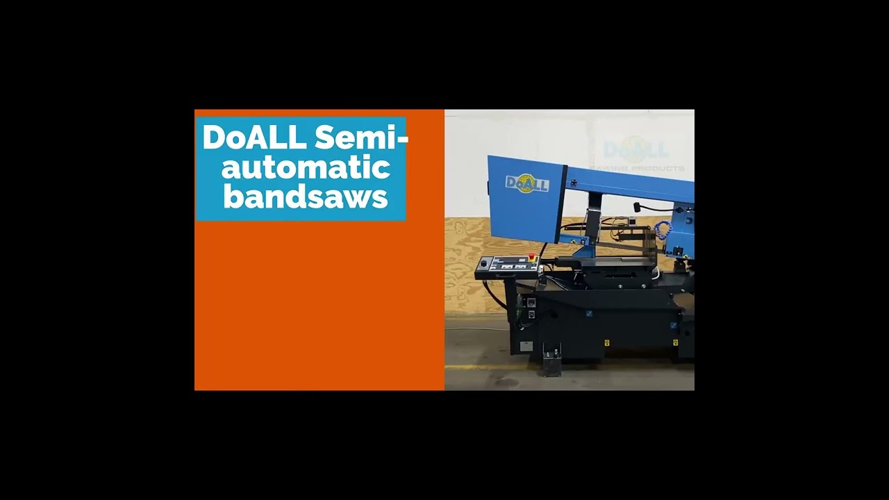 Semi-automatic bandsaws from DoALL | #shorts