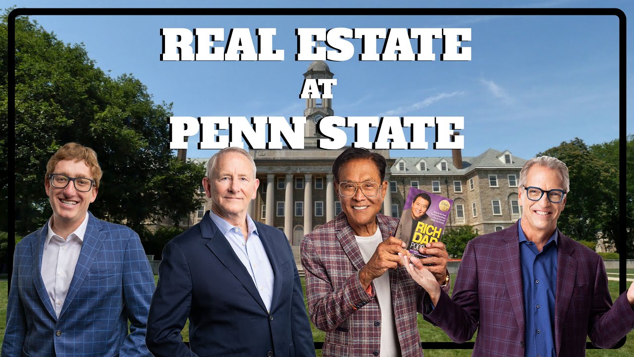Rich Dad Experts Live at Penn State: Real Estate  #Tenero #PennState #GarrettSutton #RobertKiyosaki