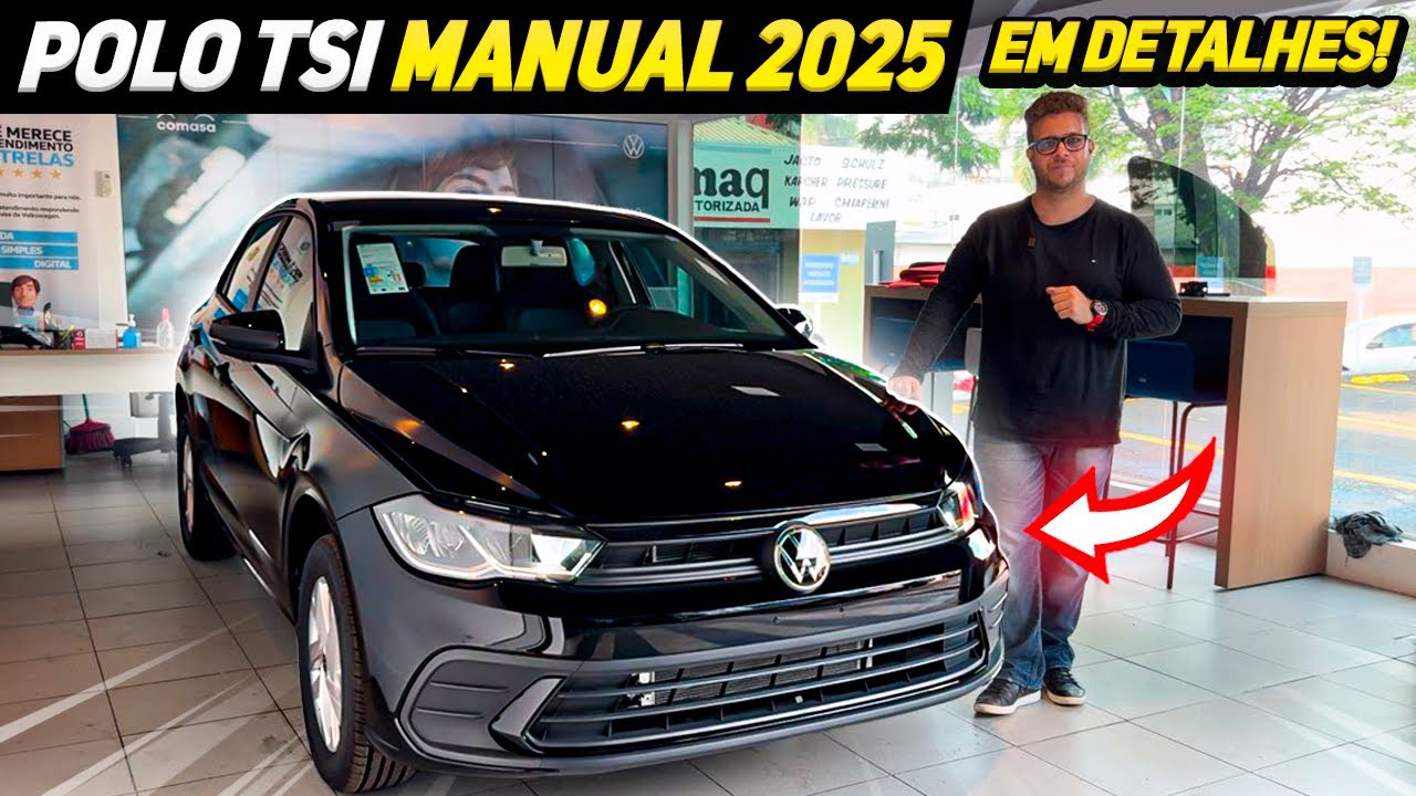 NOVO POLO TSI 2025 MANUAL - RARO DE SE ENCONTRAR!