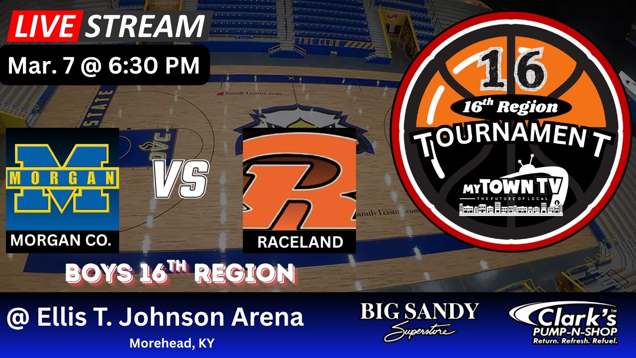 Boys 16th Region Basketball Tournament - Morgan County vs Raceland